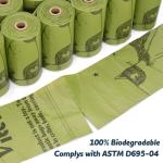 Pet Supply Dog Pet Products 2020 Waste Poop Bags with 2 Leash Clips and