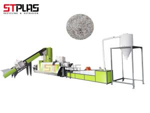 China PP PE ABS Extrusion Plastic Recycling Pellet Machine Single Stage factory