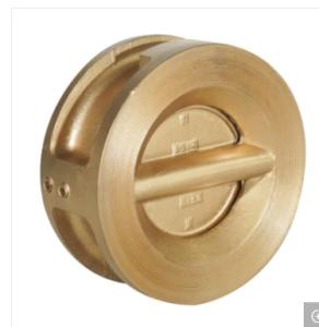 China Stainless Steel Spring Duo Dual Wafer Butterfly Non-Return Brass check valve factory