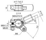 Crimping Type Automotive Battery Terminals Positive Forging Battery Terminals