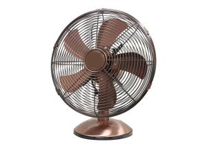China 3 Aluminium Blade House Retro Oscillating Fan 90 Degree 3 Speed factory
