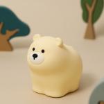 OEM Led Cute Cartoon Silicone Bear Sleep Lamp Usb Rechargeable Night Lamp Baby