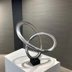 Stainless Steel Sculpture Stunning Piece Of Art For Your Living Room Office Or
