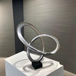 China Stainless Steel Sculpture Stunning Piece Of Art For Your Living Room Office Or Gallery factory