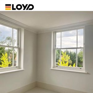 China Energy-Efficient Double Single Hung Window with Thermal Break on sale