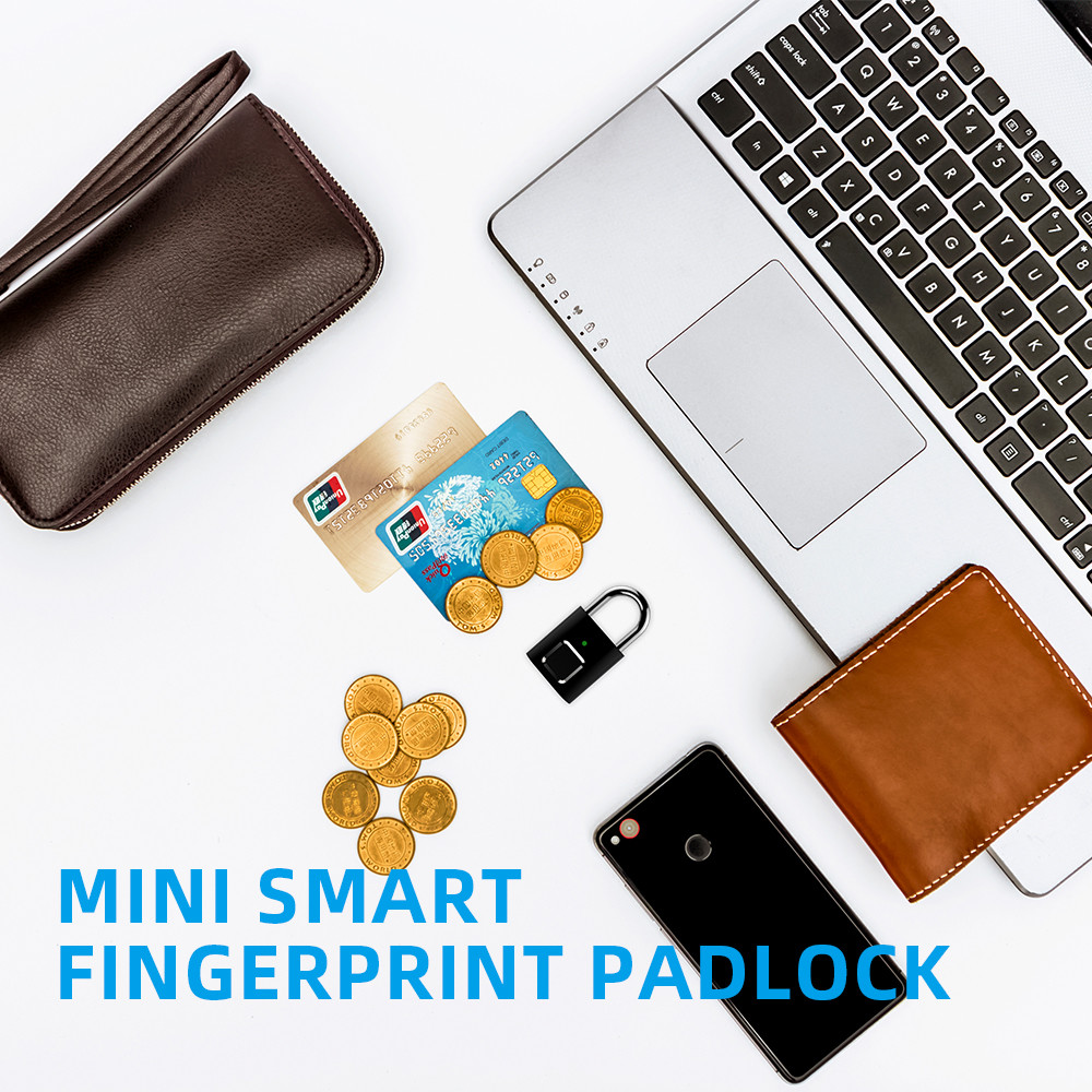 L34 Fingerprint USB Charge Anti Theft Touch Lock NO Key Unlock