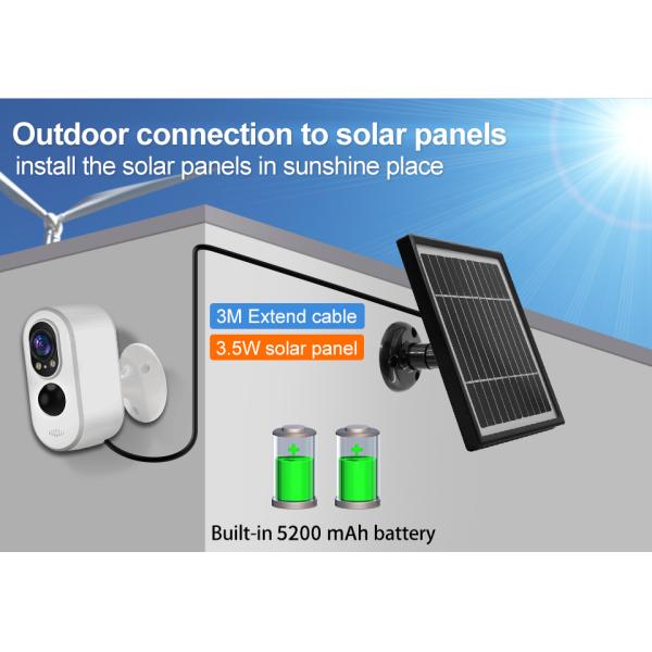 Glomarket Smart Tuya Wifi/4G Solar Low Power 3MP Camera Two Way Audio