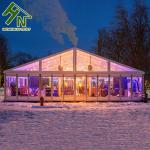 PVC Top Luxury SGS Outdoor Aluminum Glass Marquee Tent For Catering Event