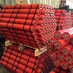 China Heavy Duty 219mm Stainless Steel Conveyor Rollers For Belt Conveyor System factory