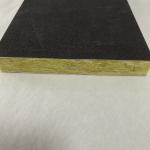 Square Insulation Mineral / Stone / Rockwool Ceiling Tiles White Or Black Color