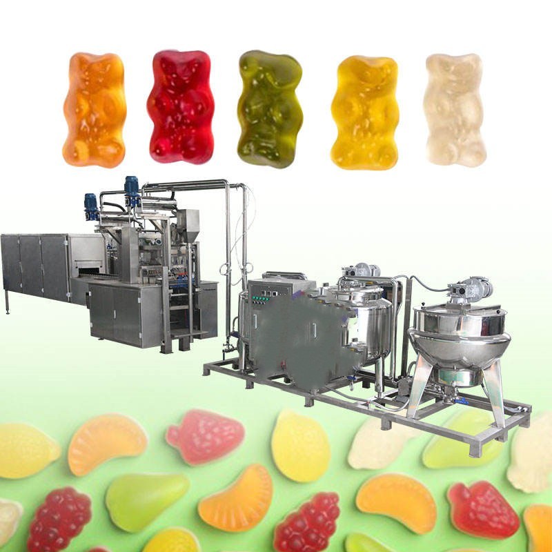 380Volt Automatically Gelifie Candy Making Machine Jelly Gummy Production Line
