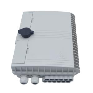 China Fiber Optic Cables SC Connector 16 cores Fiber Distribution Box ABS PC factory