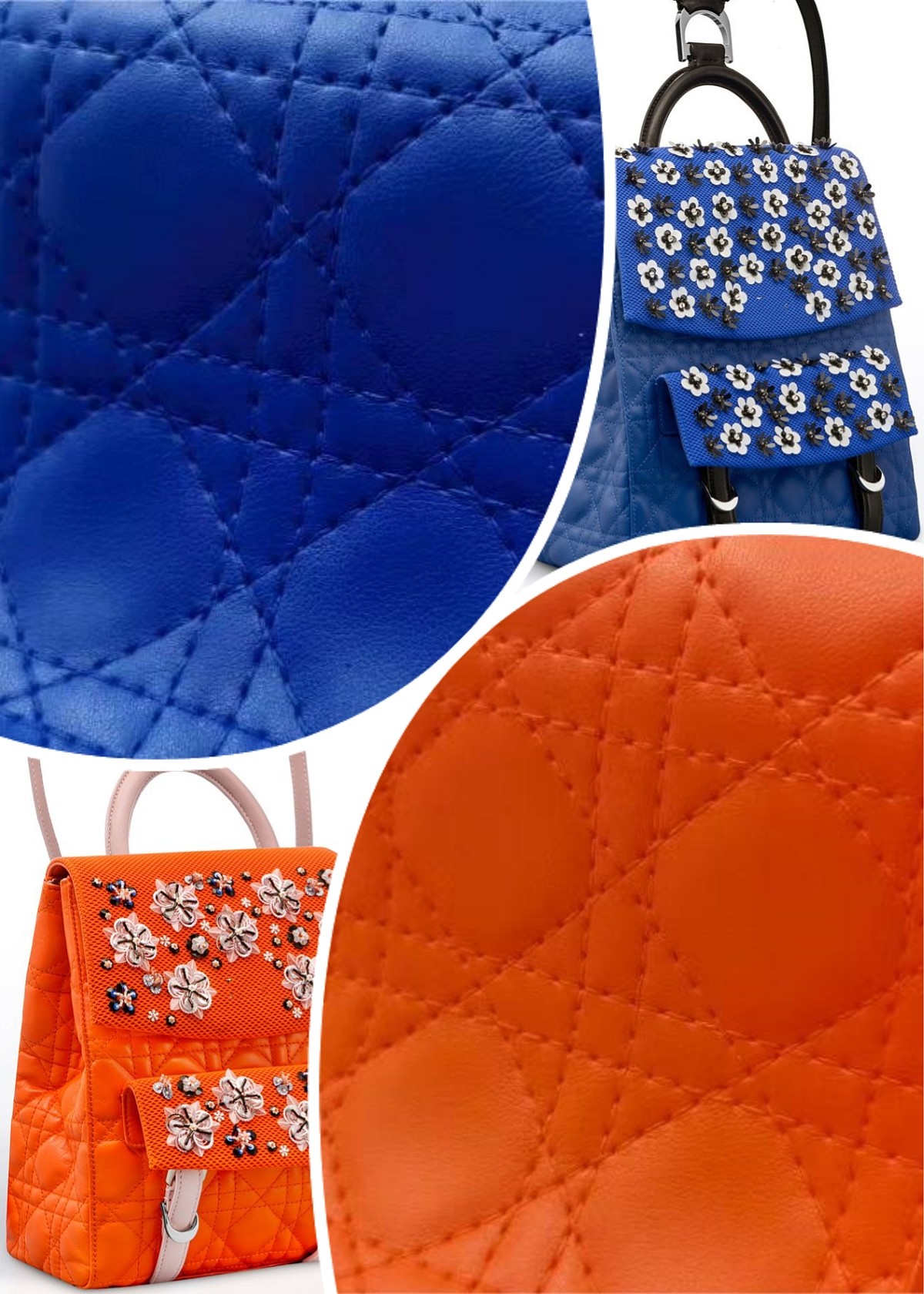 Waterproof Artificial PVC Leather For Bags Embroidered Plaid Woven Pattern