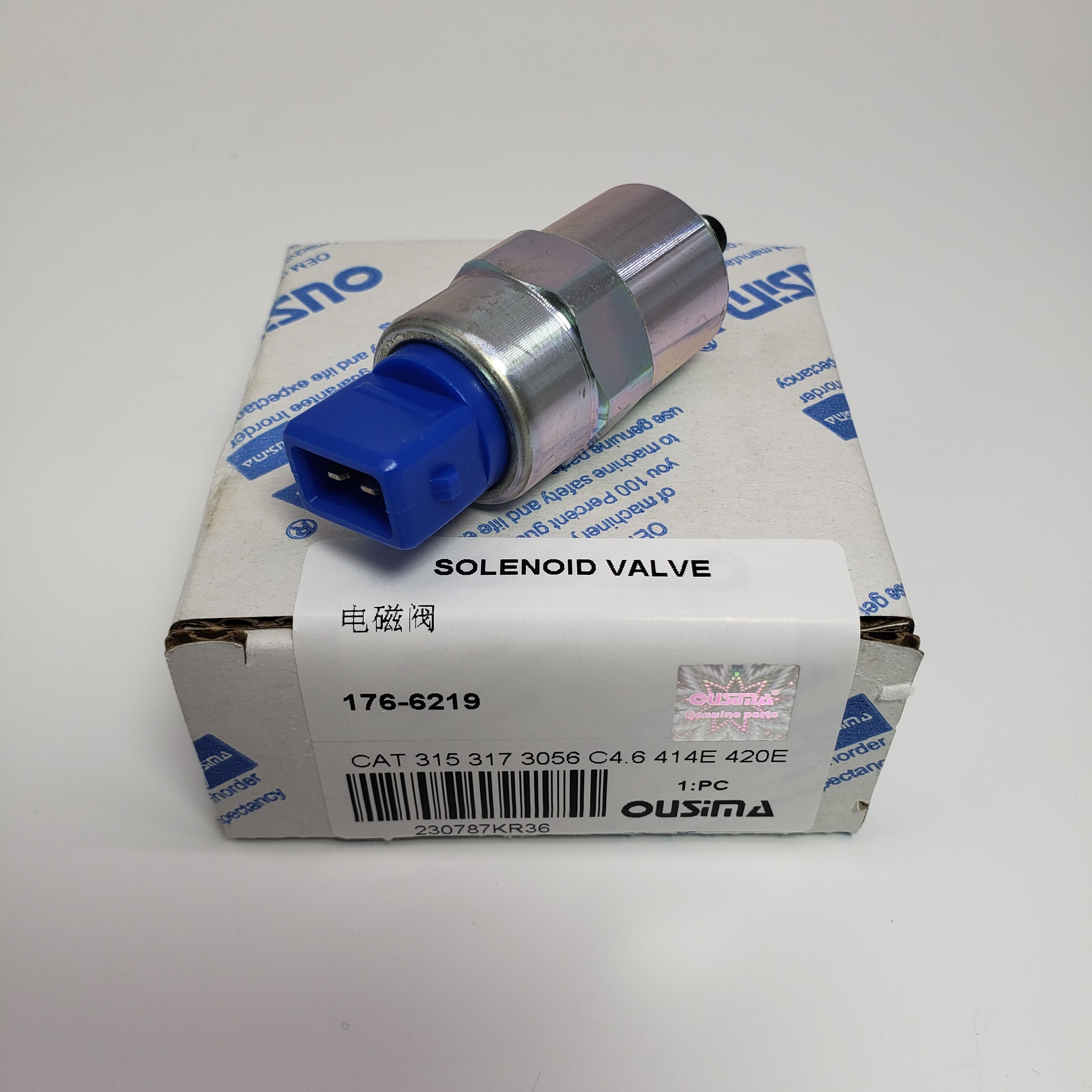 Solenoid Valve 176-6219 For CAT 3054 414E 428D 430D 442E