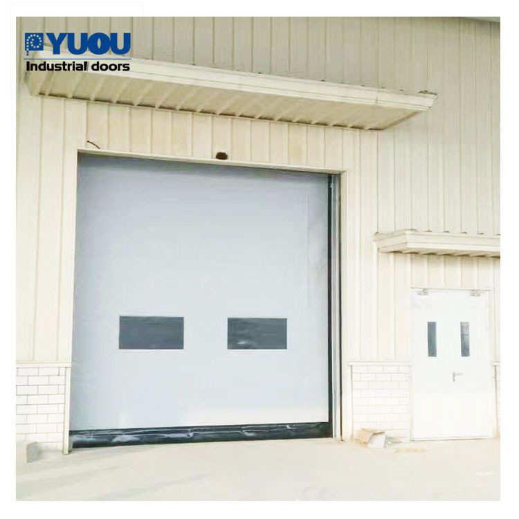 Air Tight 5*5m Quick Roll Up Doors PVC Fabric Fireproof For Pharmaceutical Factory