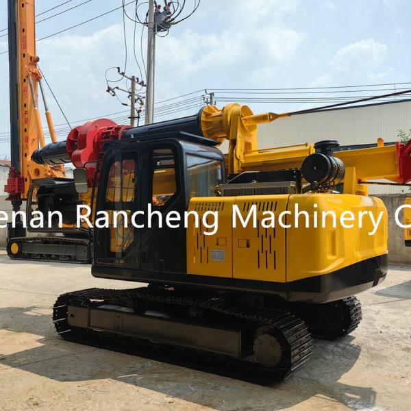 Hydraulic Small Rotary Drilling Rig Mini Piling Drill Rig With 15m Drilling