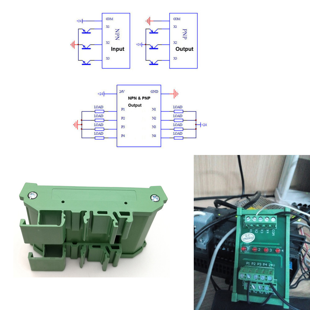 Logic Level Polarity Interchange Converter PLC NPN and PNP Sqare Wave Signal 4