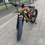 1000w Fat Tire Electric Mountain Bikes Full Suspension 48v 17Ah CYSUM M999