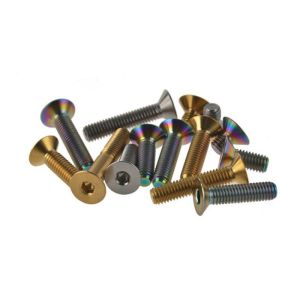 China M6 Titanium Bikes Flat Head Allen Ti Bolts Screws factory