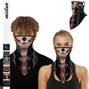 China 100% Cotton Fall Tubular Headwear Seamless Face Scarf factory