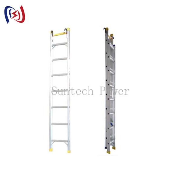 China Industrial Stringing Aluminum Alloy Suspension Ladder Single Telescopic factory