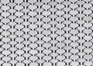 China OEM 1.5mm Decorative Metal Mesh Screen 15ft Steel Wire Fabric Facade Architecture factory