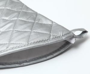 China Anti Scratch Silver Oven Mitts Waterproof High Temperature Resistance factory