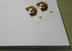 China Ink Adhesion Inkjet Card 0.40mm A4 Printed Pvc Sheet factory