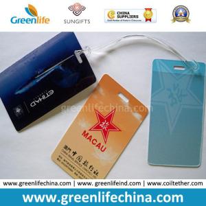 China Promotion Customized PVC Printed Luggage Tag and Loop factory