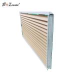 Customized Aluminum Aerofoil Sunshade Louver Windows with Wooden Color