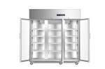 2-8 Degree Stainless Steel 1500L Pharmacy Medical Refrigerator 3 Glass Doors