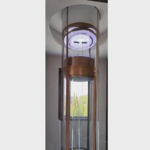 China YIMEISITE Circle Elevator Clear Glass For Residential High Rises factory