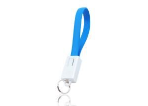 China Creative Gift Mobile USB Cable Type C Charging Cable 2 In 1 Keychain Data Cable factory