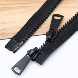 China Standard Teeth Plastic Zippers for Eco-friendly and Sustainable Products factory