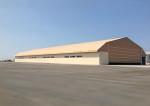 Industrial Grade Metal Hangar Building Steel Airplane Hangar Weather Resistance