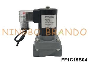 China 1/2'' Anti Corrosion CPVC Solenoid Valve For Acid Alkali Chemical 220V 110V 24V factory