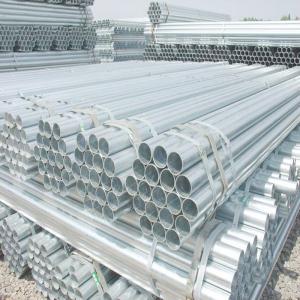 China Hot Dip GI Construction Scaffolding Round Welded Pre Galvanized Steel Pipe factory
