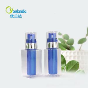 China 30ml 90ml Lotion Pump Bottle PETG Dual Chamber Plastic Lotion Bottle factory