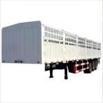 CIMC 3 axle Fence Truck mechanical suspension truck trailer China Supplier