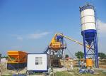 Portable Ready Mix Concrete Batch Plant , Precast Stationary Dry Mix Concrete