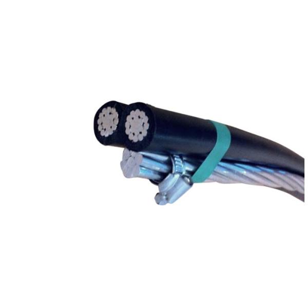 XLPE PE Aerial Insulated Cable NFC 0.6/1 KV 2+1 Cores BS Standard 4 kV AC