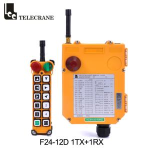 China Telecrane F24-12D Industrial Radio Remote Control Tendam Crane Wireless Remote Control factory