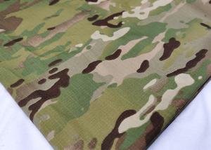 China CVC50/50 Woven Rip-stop Camouflage Fabric For Military Uniform factory
