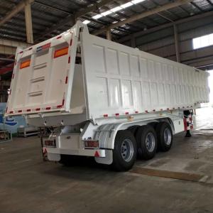 China 3-Axle WABCO RE 6 Relay Valve Pneumatic Braking System 12R20 Tires 12 Tire Dump Semi Trailer factory