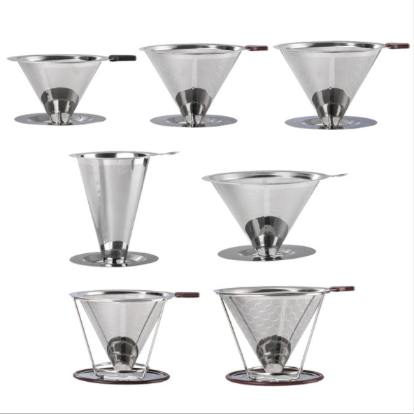 China Stainless Steel Pour Over Coffee Dripper factory