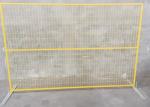 Outdoor Temporary Construction Fence Panels 6M Length PVC Coated