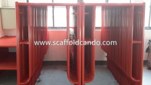 China Construction material galvanized painted scaffolding main frame,door frame 1219*1930mm,1219*1700mm with good quality factory