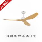 52" Modern DC Ceiling Fan with ABS Wood-Look Blades
