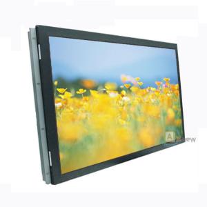 China 28.5W VGA DVI Industrial LCD Display 400cd/m2 Capacitive Touch Screen Display factory