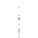 1ml Clear Neutral Borosilicate Glass Ampoule Hydrolytic Resistance Level 1